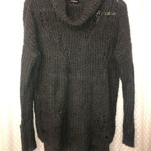 Express Sweaters - Distressed oversized sweater Express Sweaters - Distressed oversized sweater